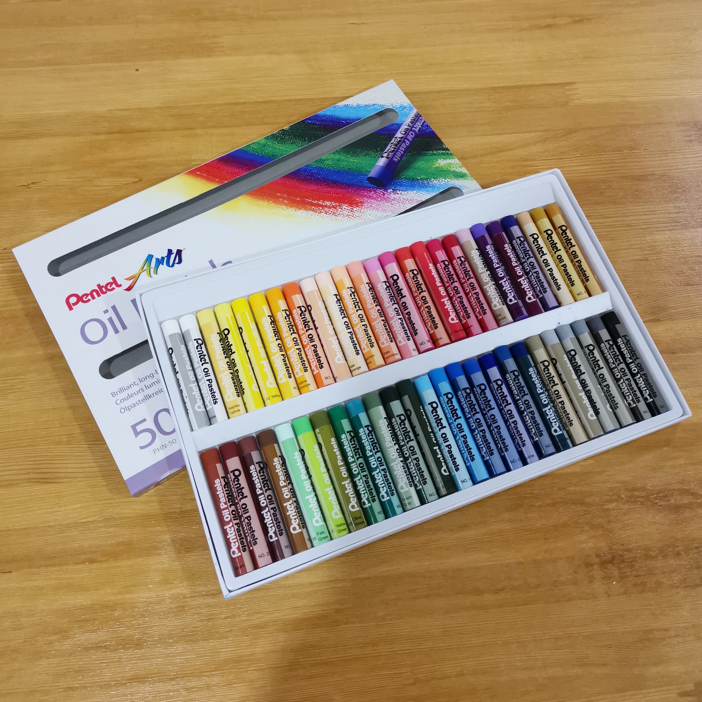 Пастель масляная «Pentel», 50 цветов
